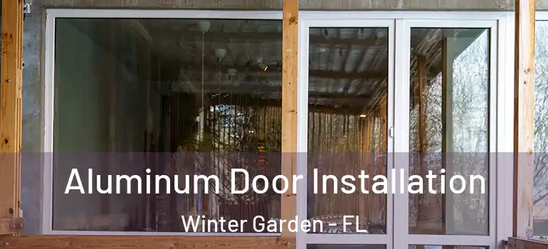 Aluminum Door Installation Winter Garden - FL