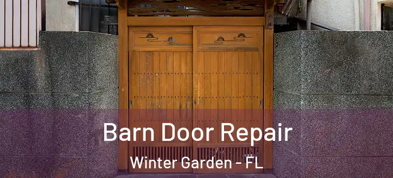 Barn Door Repair Winter Garden - FL