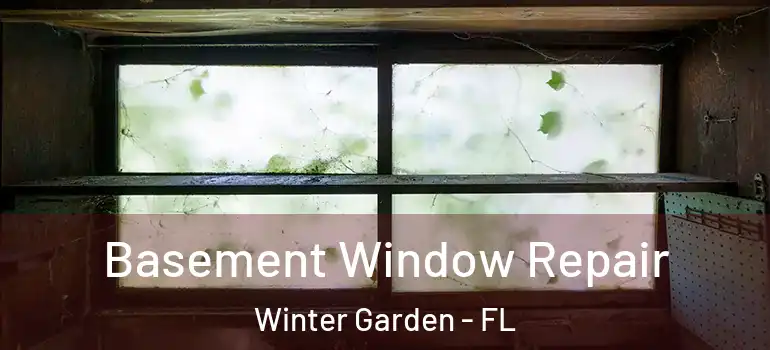 Basement Window Repair Winter Garden - FL