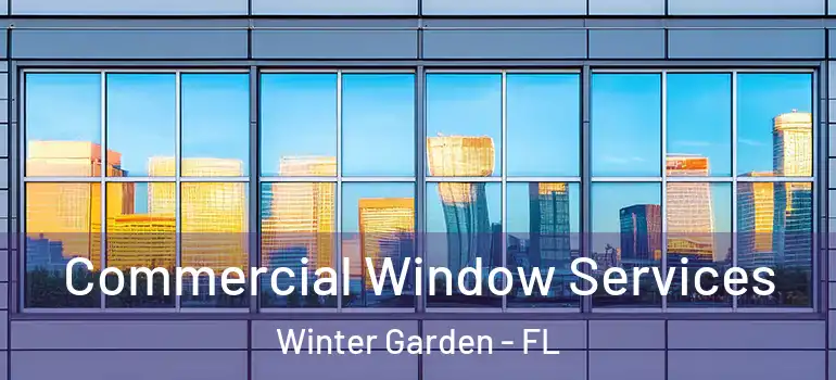 Commercial Window Services Winter Garden - FL