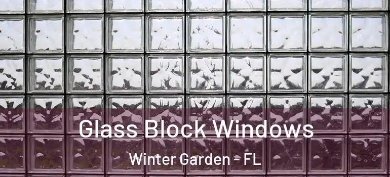 Glass Block Windows Winter Garden - FL