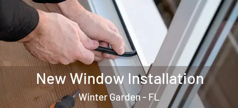 New Window Installation Winter Garden - FL