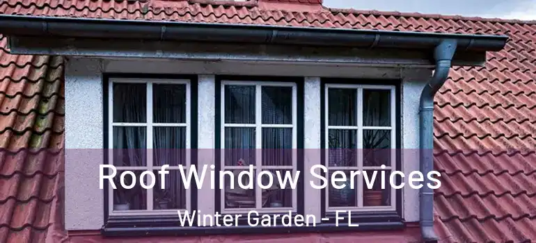Roof Window Services Winter Garden - FL