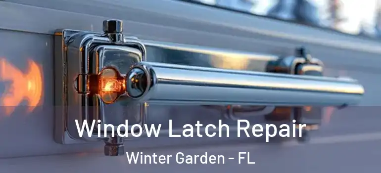 Window Latch Repair Winter Garden - FL