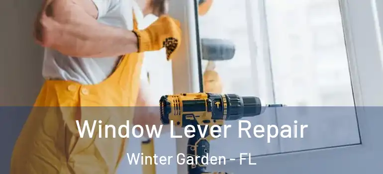 Window Lever Repair Winter Garden - FL