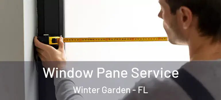 Window Pane Service Winter Garden - FL
