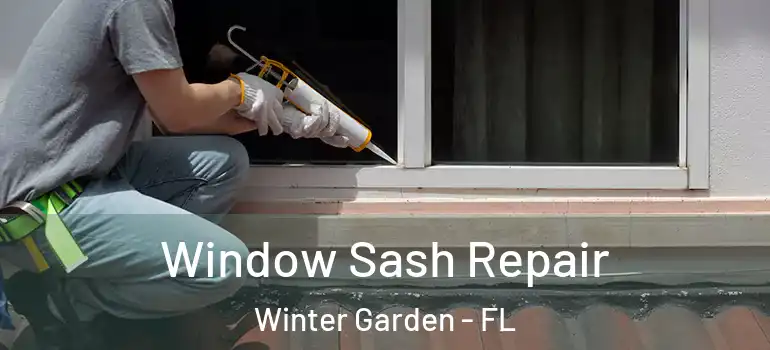 Window Sash Repair Winter Garden - FL